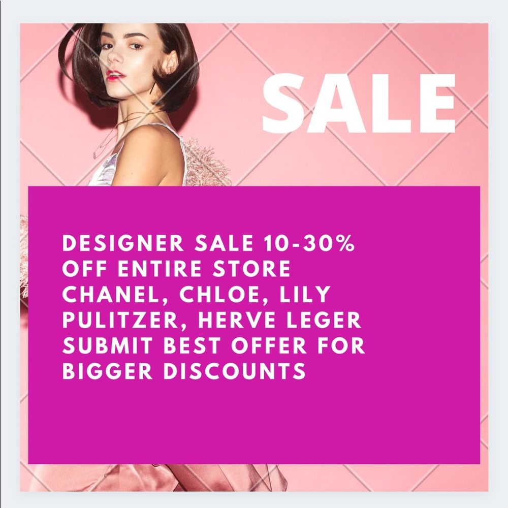 MOVING SALE CHANEL HERVE LEGER LILY PULITZER